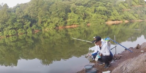 白条杀手 白条游钓山体水库 大青大草鱼开饵教学 [视频]