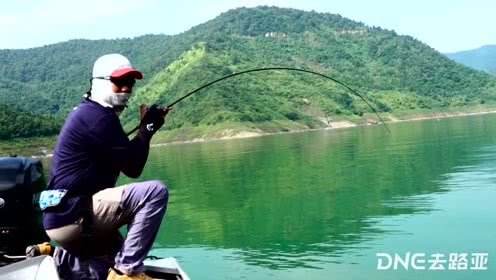 DNE去路亚 老肖红水河实战，路亚超米翘嘴 [视频]