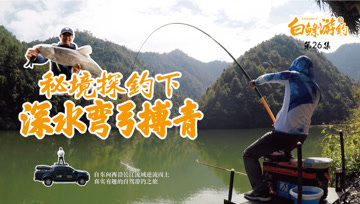 白条杀手  8米水深青鱼疯狂发力，大物杆都拉成了U形 [视频]