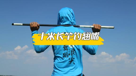 王稳钓鱼 十米长竿钓奶翘、尽然上鲢鳙 [视频]