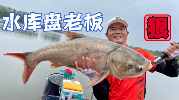 邓刚钓鱼 黑坑水库盘老板，帮老板清理大鱼 [视频]