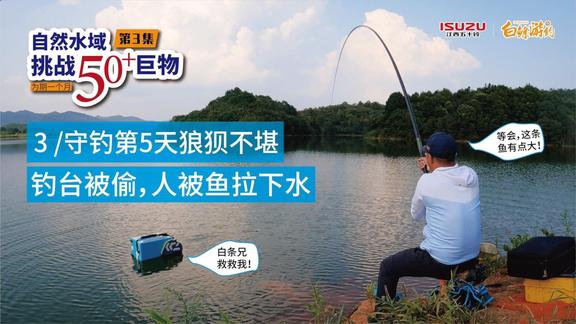白条杀手 这鱼太力气大了！白条连人带钓台被鱼拖进水[视频]