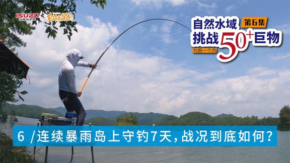 白条杀手 暴雨中守钓7天，只为挑战自然水域50+巨物 [视频]