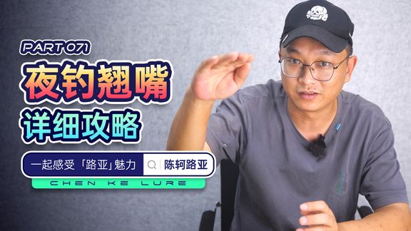 陈轲路亚 夜钓翘嘴知道这些，能增加你的鱼获 视频]