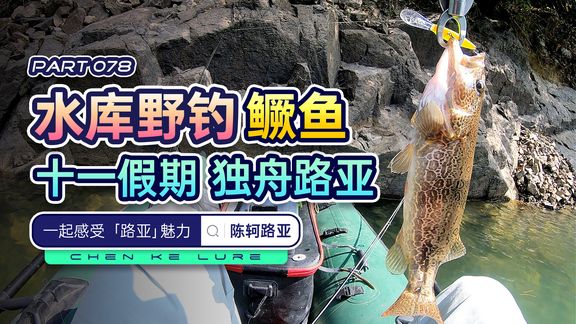 陈轲路亚 十一假期，水库野钓，中午也能上鳜鱼 视频]