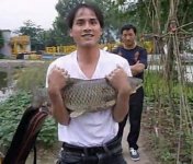 武学坝子池浮钓鲢鳙中大草鱼[视频]