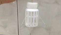 渔具diy自制钓鲢鳙鱼用的水怪笼钩