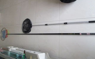 高手钓竿变废为宝 一竿两用DIY抄网心得