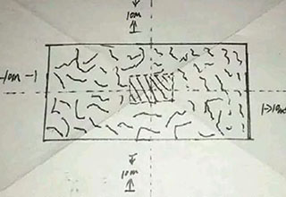 黑坑钓鱼位置的选择，手绘平面图解析