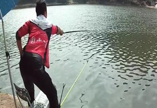 钓鱼实战（四十一）水库拔青奇遇 连爆青鱼竿连爆 [视频]