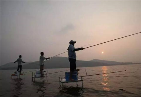 以调四钓二为例，掌握饵在水下的状态