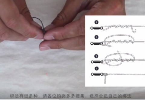 白条杀手 最细致的绑钩、绑八字环技巧视频教学[视频]