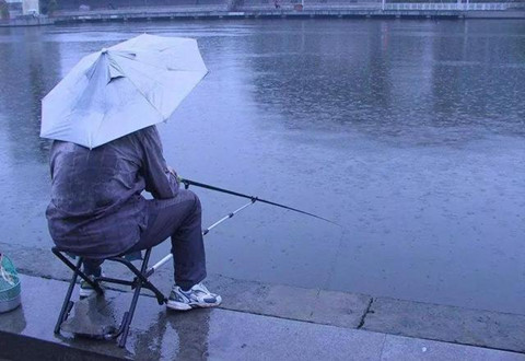 雨天作钓四个小技巧,学会就是真的风雨无阻