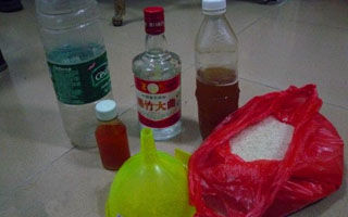 自制钓鲫鱼的酒米配方(附制作过程)