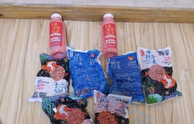 寒冬时期,户外野钓鲫鱼直接选用的4个特效窝料